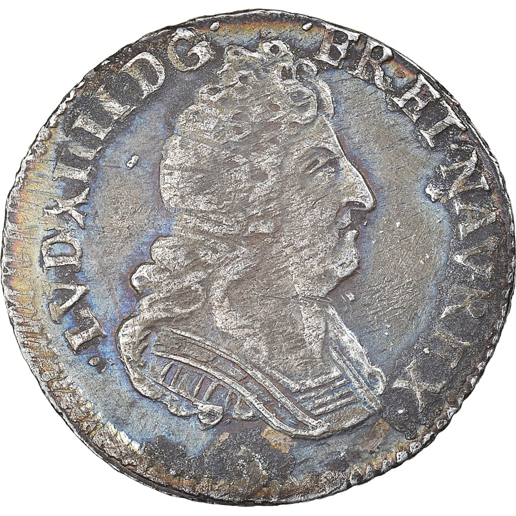 Moeda, França, Louis XIV, 1/20 Écu aux 3 couronnes, 1/20 Ecu, 1712, Nantes