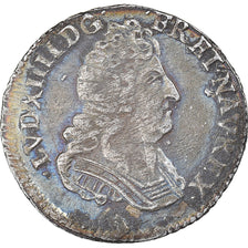 Moeda, França, Louis XIV, 1/20 Écu aux 3 couronnes, 1/20 Ecu, 1712, Nantes