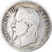 Moneta, Francia, Napoleon III, 50 Centimes, 1866, Paris, MB, Argento, KM:814.1