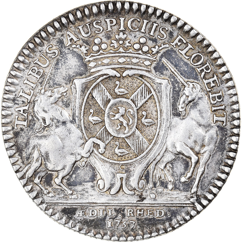 França, Token, Luís XV, Maires de Rennes, Jean Baillon, História, 1757