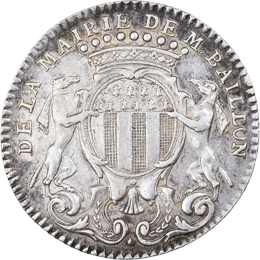 França, Token, Luís XV, Maires de Rennes, Jean Baillon, História, 1757