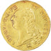Moneta, Francia, Louis XVI, 2 Louis D'or, 1786, Rouen, BB+, Oro, KM:592.3
