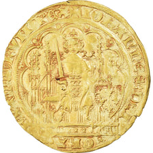 Monnaie, France, Jean II le Bon, Ecu d'or à la chaise, Ecu d'or, TTB+, Or