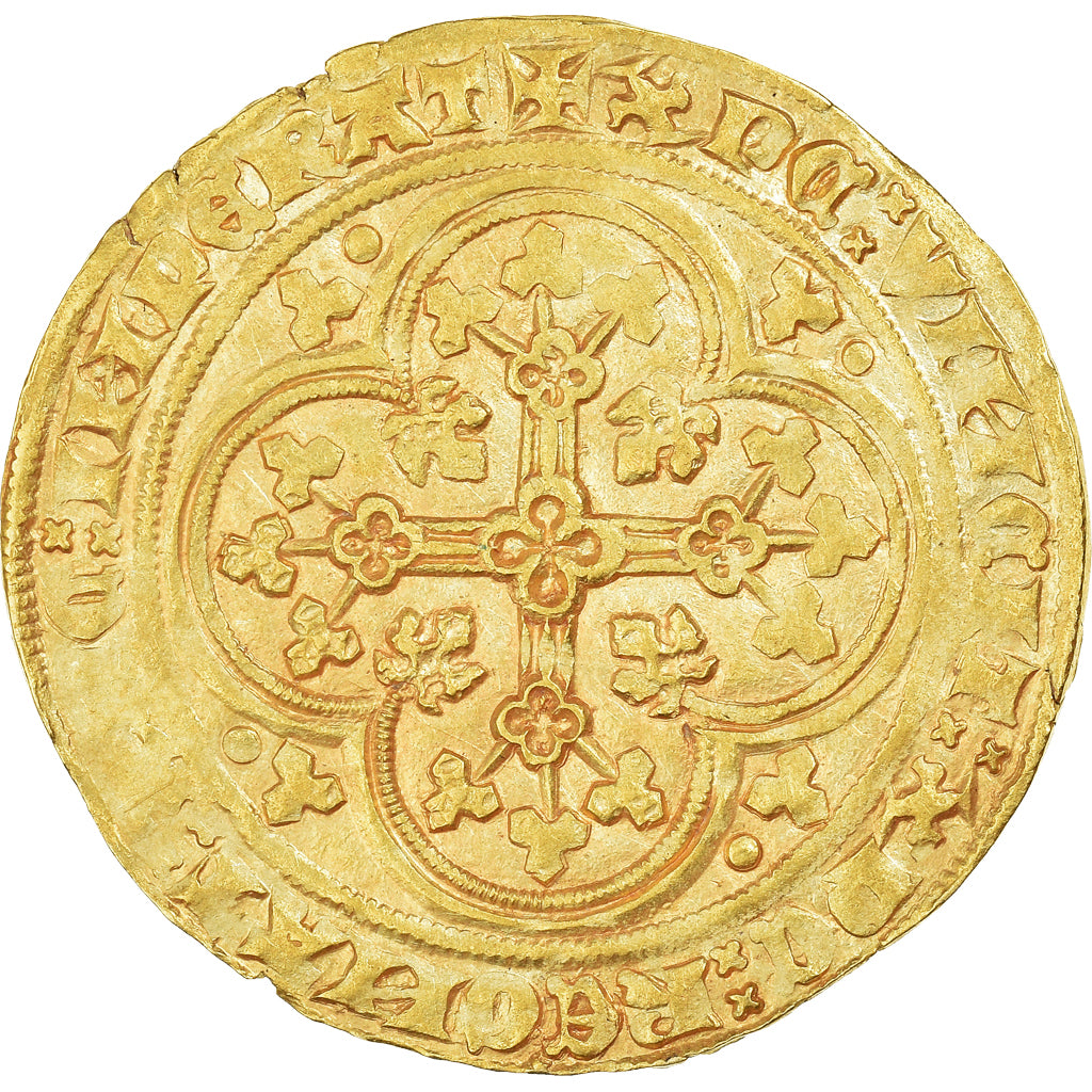 Monnaie, France, Jean II le Bon, Ecu d'or à la chaise, Ecu d'or, TTB+, Or