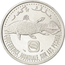 COMOROS, 5 Francs, 1984, Paris, KM #E9, MS(63), Aluminium, 3.78