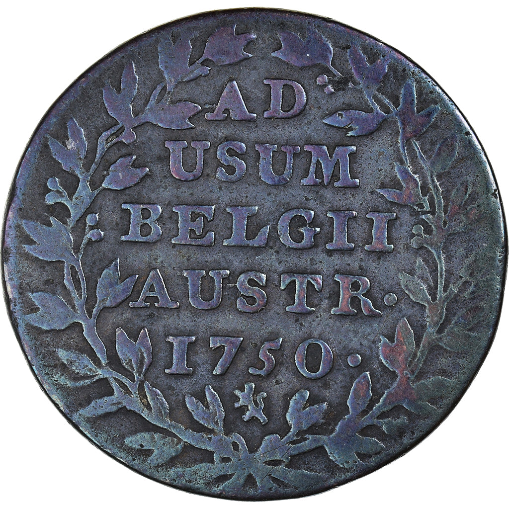 Munten, NEDERLANDS OOSTENRIJK, Maria Theresa, 2 Liards, 2 Oorden, 1750, Bruges