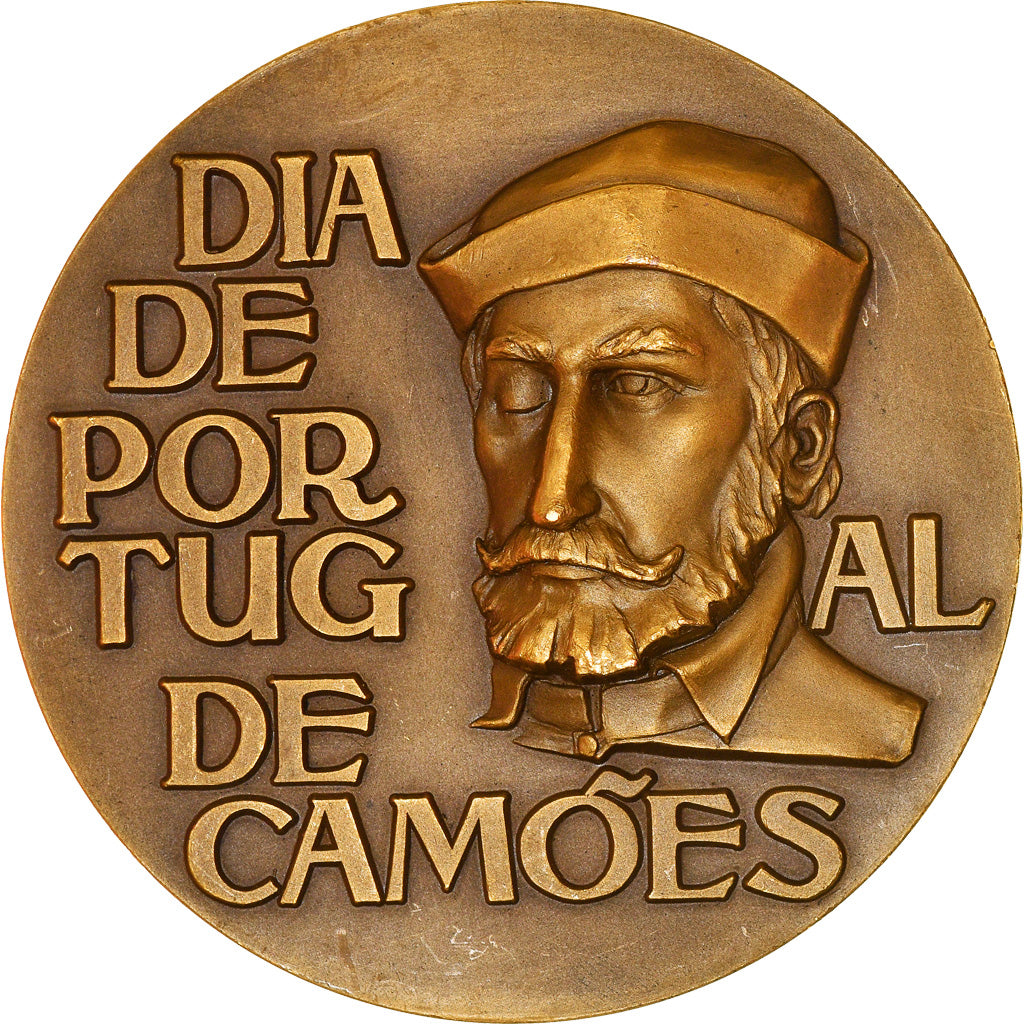 Portogallo, medaglia, Dia de Portugal de Camoes, 1984, Machado, SPL, Bronzo