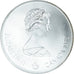 Coin, Canada, Elizabeth II, Swimming, 5 Dollars, 1975, MS(65-70), Silver, KM:100