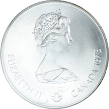 Coin, Canada, Elizabeth II, Swimming, 5 Dollars, 1975, MS(65-70), Silver, KM:100
