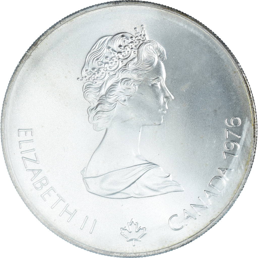 Coin, Canada, Elizabeth II, Boxing, 5 Dollars, 1976, MS(65-70), Silver, KM:108