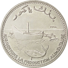COMOROS, 100 Francs, 1977, Paris, KM #E7, MS(63), Nickel, 10.09