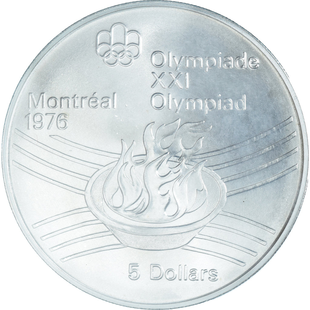 Coin, Canada, Elizabeth II, 5 Dollars, 1976, Royal Canadian Mint, Ottawa