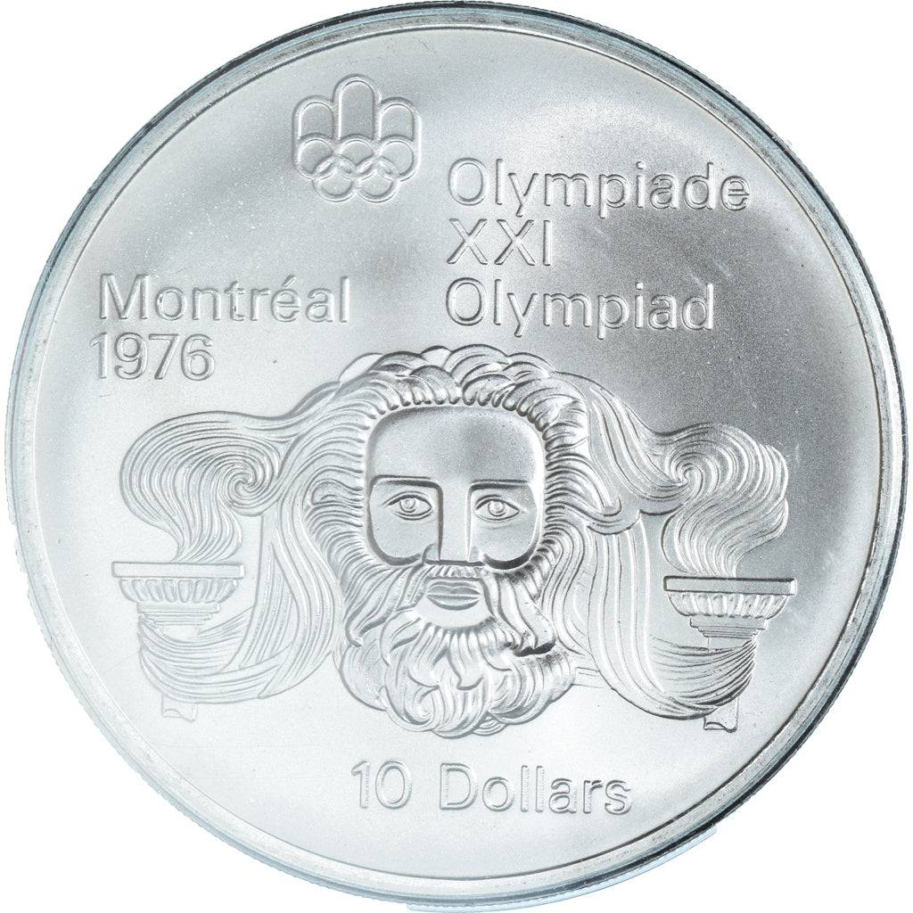 Coin, Canada, Elizabeth II, Zeus, 10 Dollars, 1974, MS(65-70), Silver, KM:93