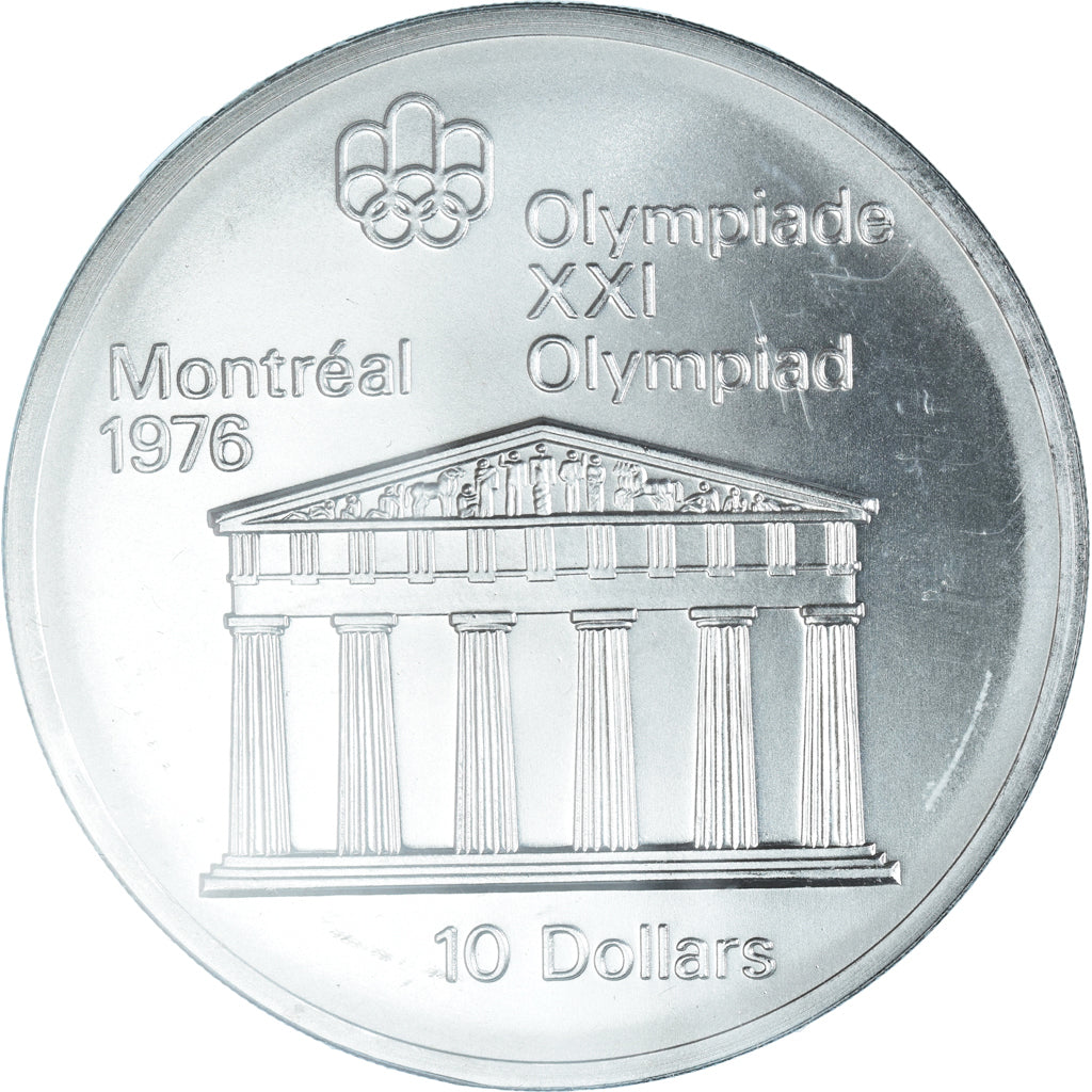 Coin, Canada, Elizabeth II, Panthéon, 10 Dollars, 1974, MS(65-70), Silver