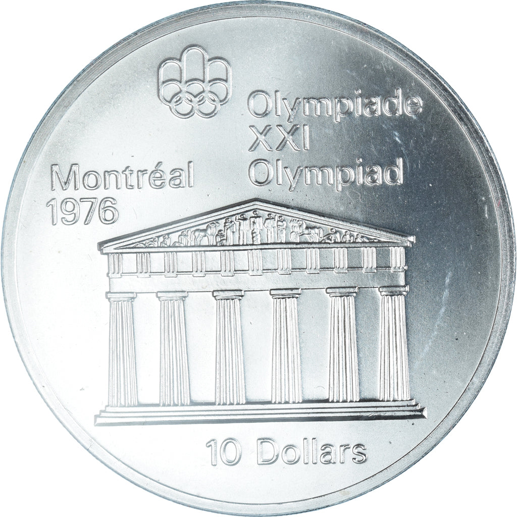 Coin, Canada, Elizabeth II, Panthéon, 10 Dollars, 1974, MS(65-70), Silver