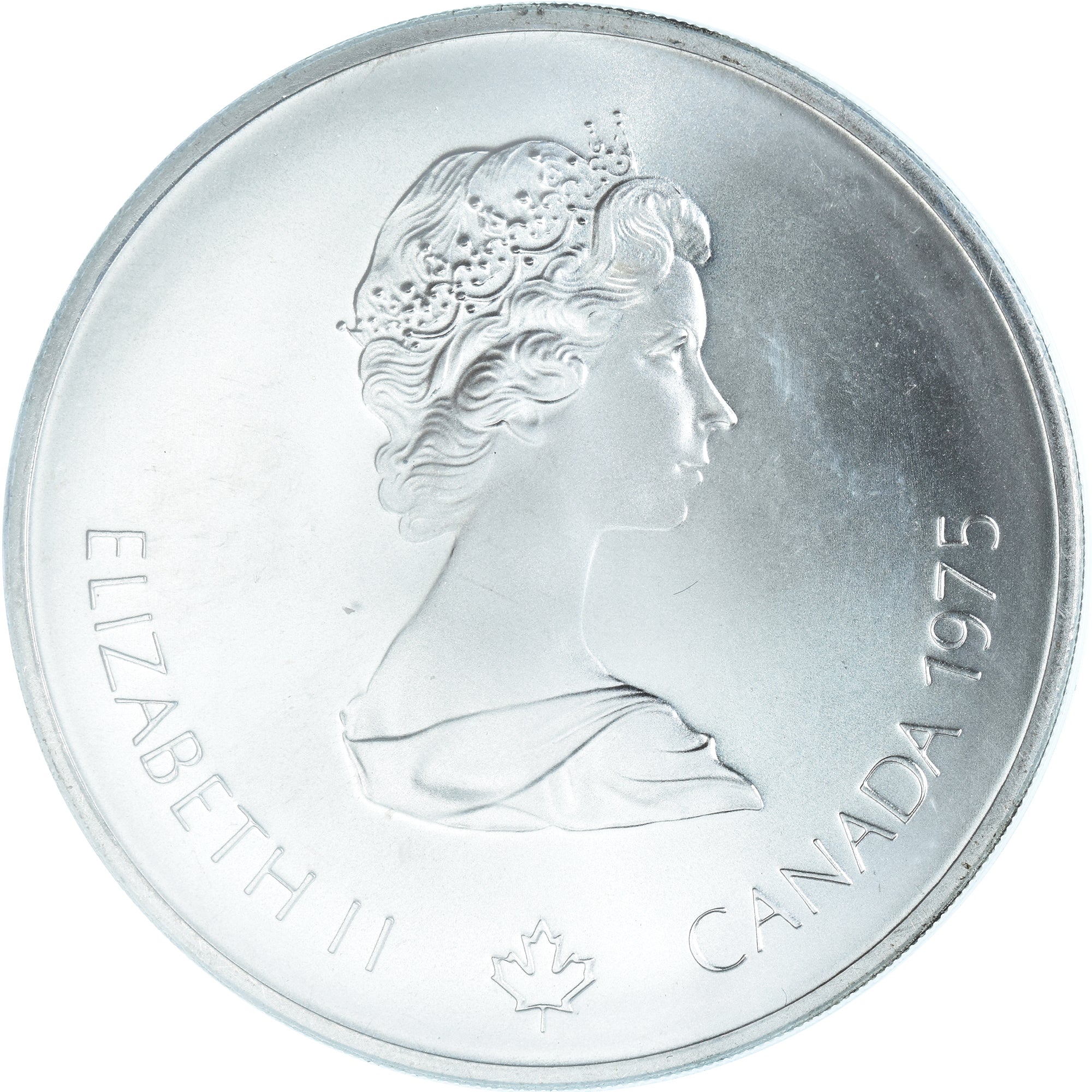 Coin, Canada, Elizabeth II, 10 Dollars, 1975, Royal Canadian Mint, Ottawa