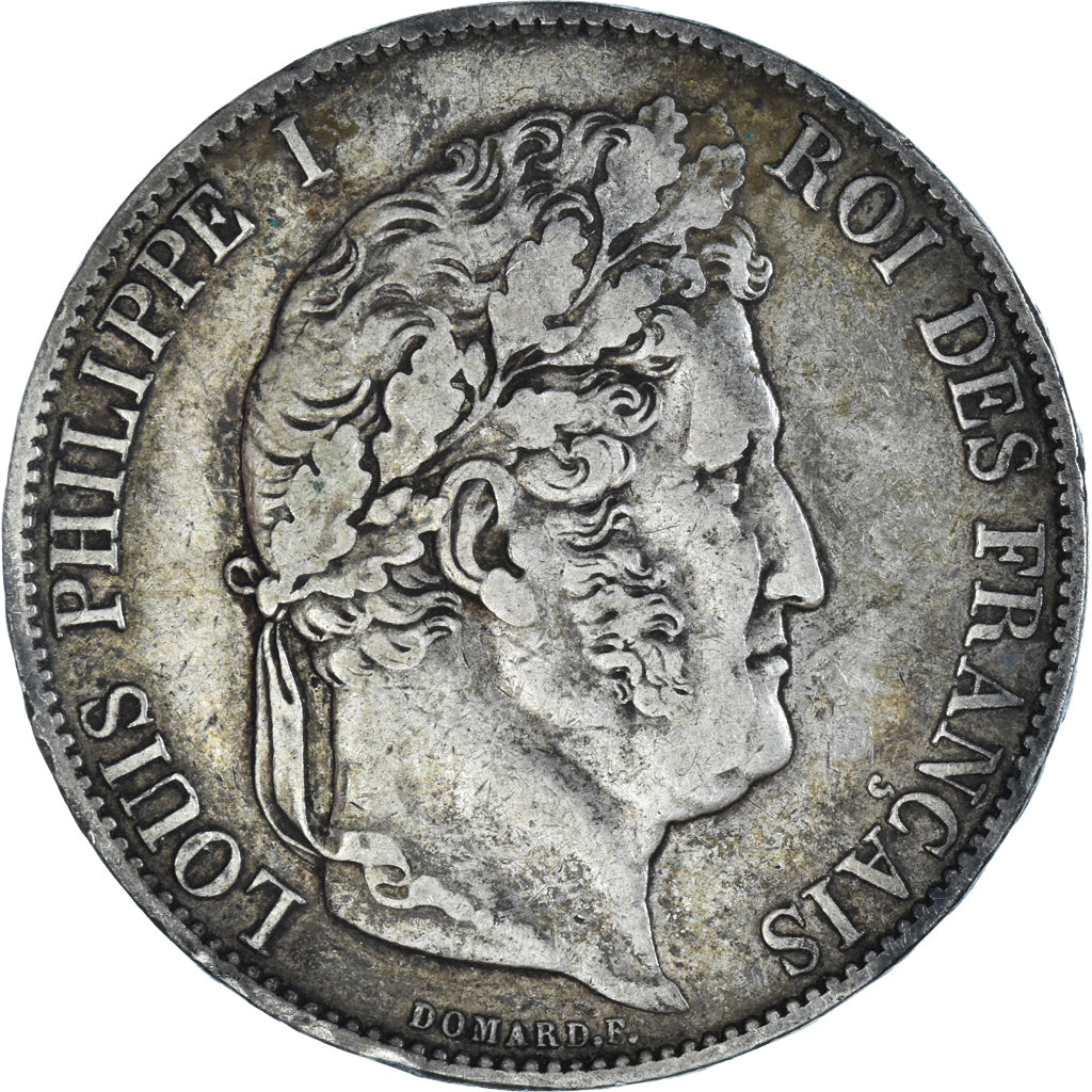 Coin, France, Louis-Philippe, 5 Francs, 1847, Paris, EF(40-45), Silver