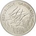 GABON, 100 Francs, 1975, Paris, KM #E6, MS(63), Nickel, 7.07