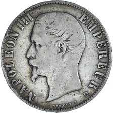 Monnaie, France, Napoleon III, 5 Francs, 1856, Lyon, TB, Argent, Gadoury:734