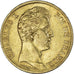 Coin, France, Charles X, 40 Francs, 1830, Paris, VF(30-35), Gold, KM:721.1