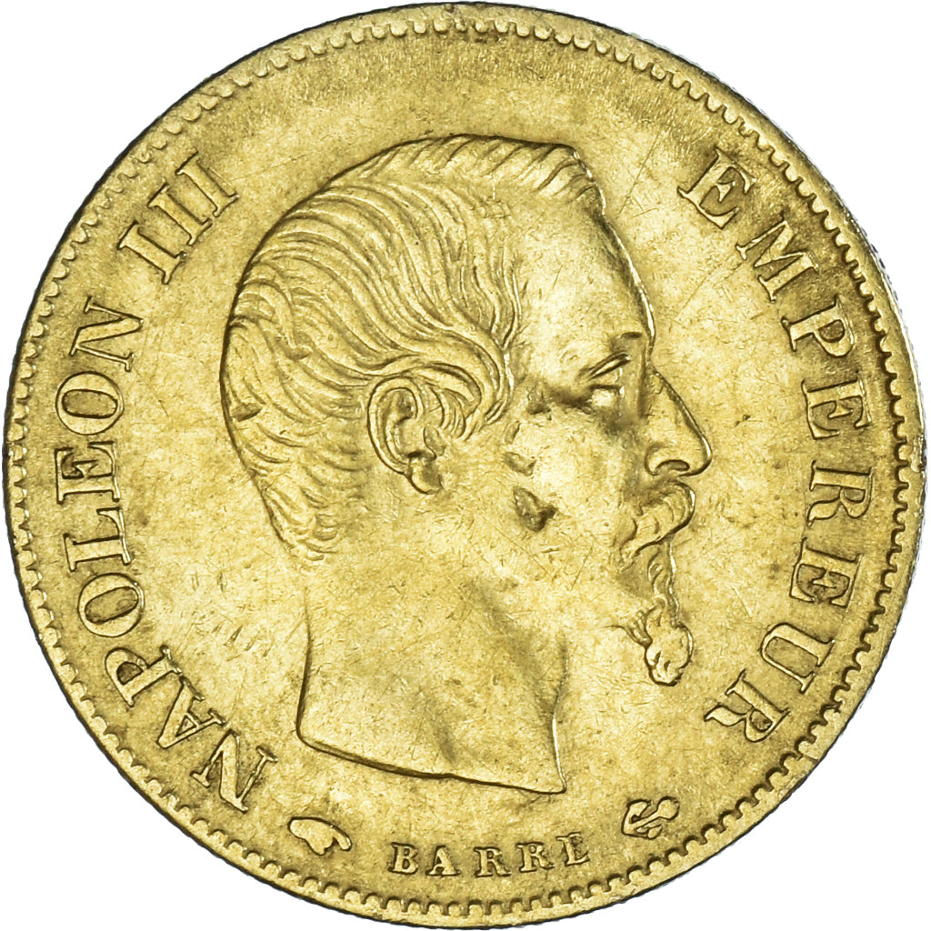 Coin, France, Napoleon III, 10 Francs, 1859, Paris, EF(40-45), Gold