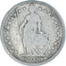Coin, Switzerland, 2 Francs, 1875, Bern, F(12-15), Silver, KM:21