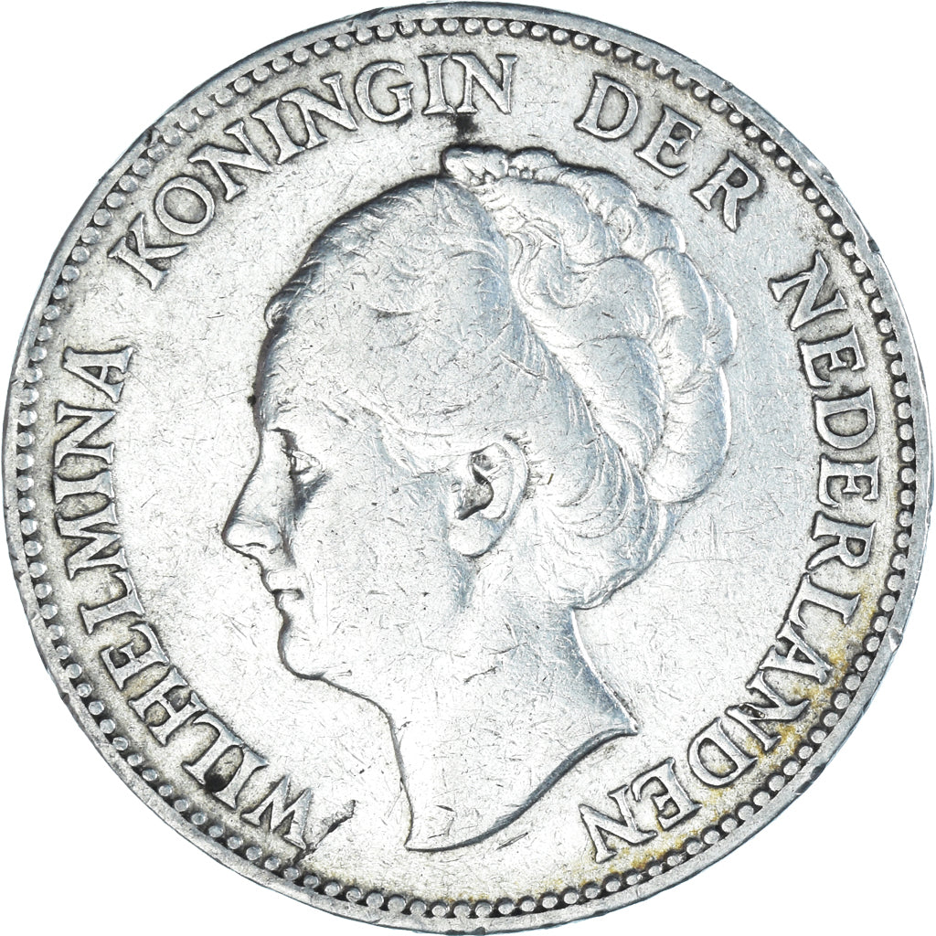 Coin, Netherlands, Wilhelmina I, Gulden, 1923, VF(30-35), Silver, KM:161.1