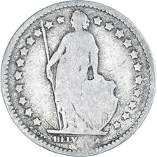 Coin, Switzerland, Franc, 1875, Bern, F(12-15), Silver, KM:24