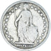 Monnaie, Suisse, Franc, 1877, Bern, B+, Argent, KM:24