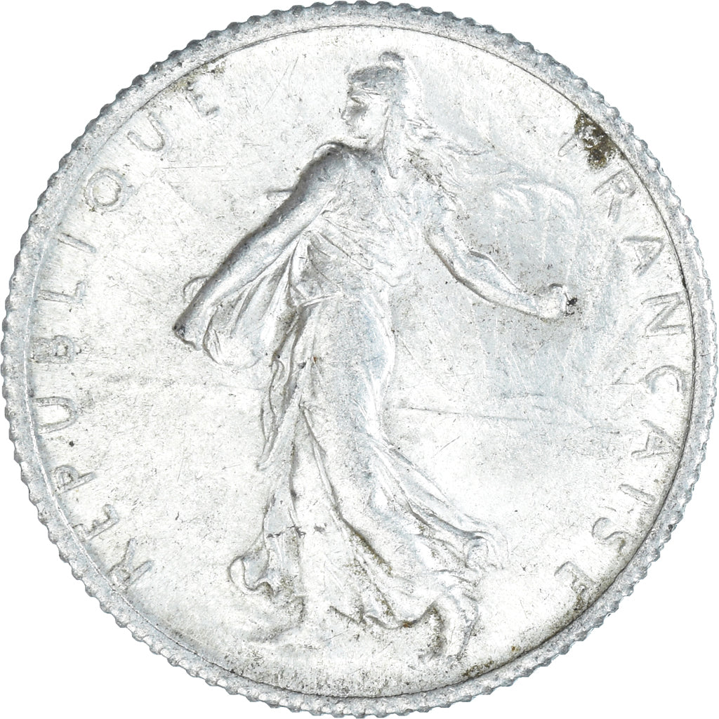 Coin, France, Semeuse, Franc, 1909, Paris, AU(50-53), Silver, KM:844.1