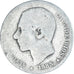 Coin, Spain, Alfonso XII, Peseta, 1885, Madrid, F(12-15), Silver, KM:686