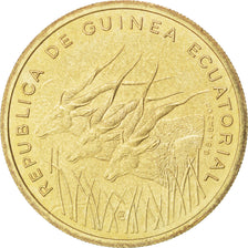 EQUATORIAL GUINEA, 25 Francos, 1985, KM #E29, AU(55-58), Aluminum-Bronze, 8.05