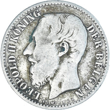 Monnaie, Belgique, Leopold II, Franc, 1887, TB, Argent, KM:29.1