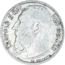 Coin, Belgium, Franc, 1909, VF(30-35), Silver, KM:56.1