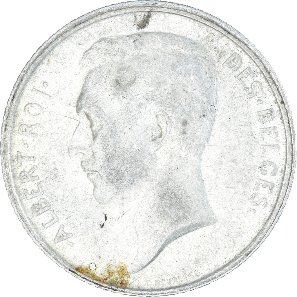 Münze, Belgien, Albert I, Franc, 1910, Brussels, SS+, Silber, KM:72