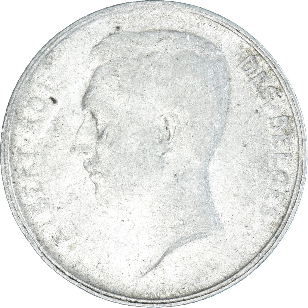 Coin, Belgium, Albert I, Franc, 1910, Brussels, EF(40-45), Silver, KM:72