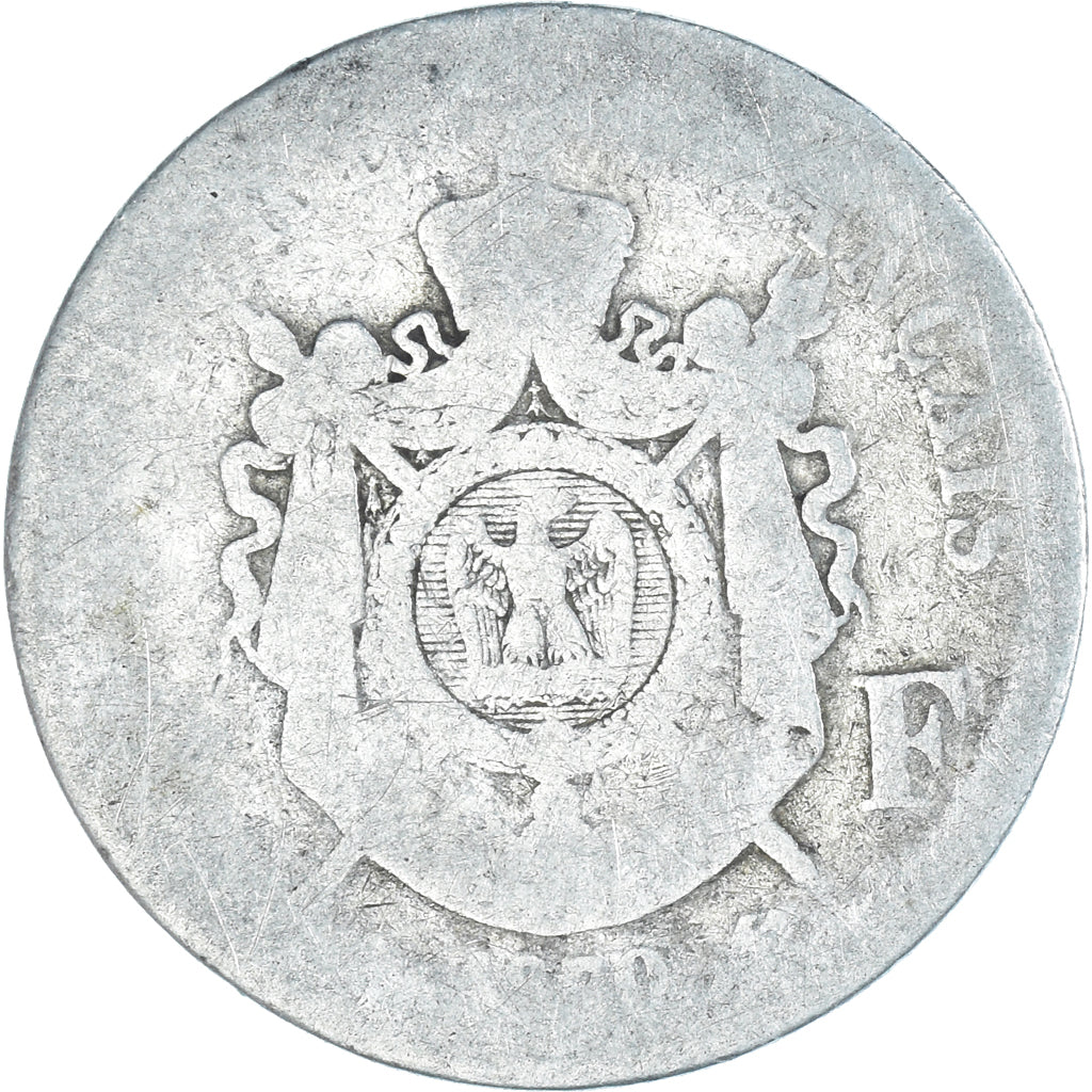 Coin, France, Napoleon III, Franc, 1870, Strasbourg, F(12-15), Silver, KM:806.2