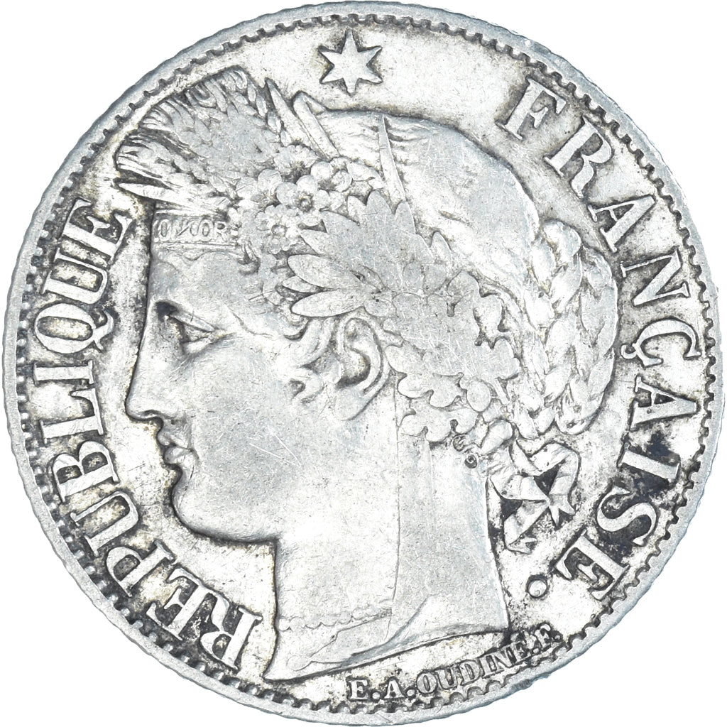 Coin, France, Cérès, Franc, 1894, Paris, EF(40-45), Silver, KM:822.1