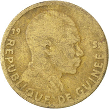 Guinea, 5 Francs, 1959, B+, Alluminio-bronzo, KM:1