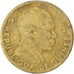 GUINEA, 5 Francs, 1959, KM #1, F(12-15), Aluminum-Bronze, 2.91