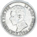 Coin, Spain, Alfonso XIII, 50 Centimos, 1904 (10), VF(30-35), Silver, KM:723