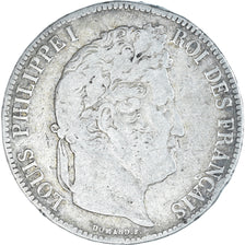 Münze, Frankreich, Louis-Philippe, 5 Francs, 1836, Bordeaux, S, Silber