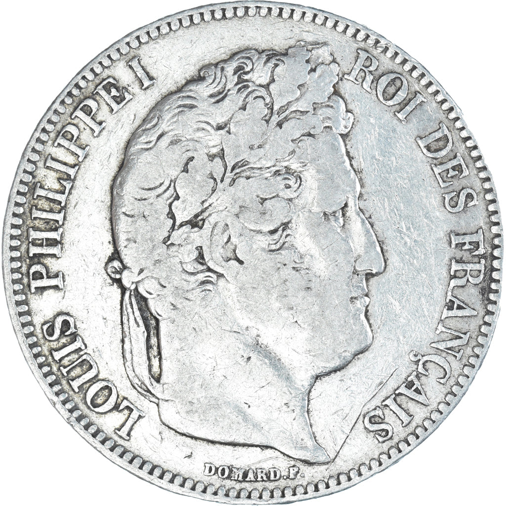 Münze, Frankreich, Louis-Philippe, 5 Francs, 1842, Bordeaux, S, Silber