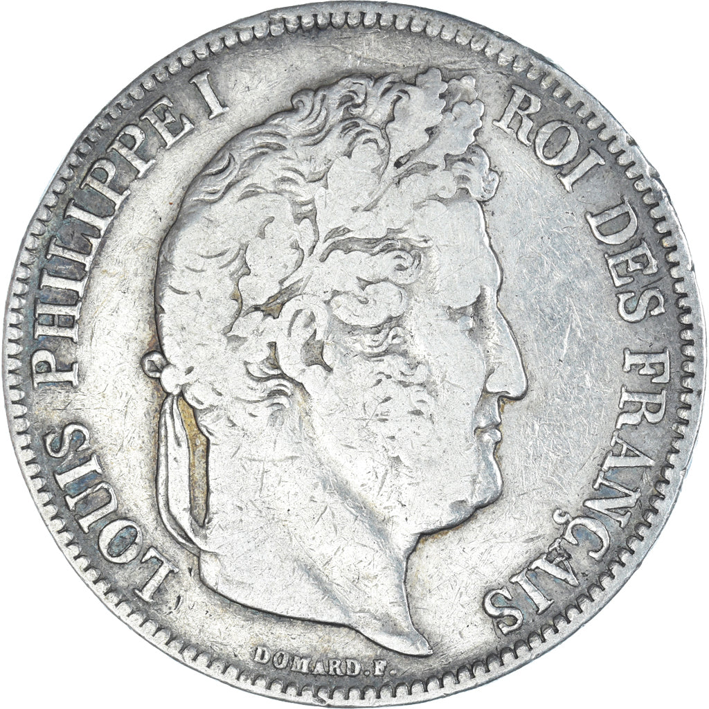 Coin, France, Louis-Philippe, 5 Francs, 1838, Marseille, VF(20-25), Silver