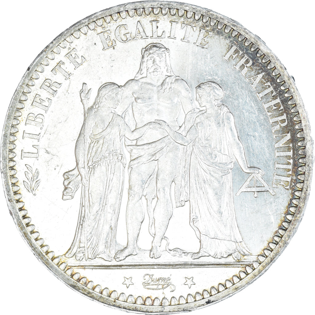 Coin, France, Hercule, 5 Francs, 1873, Paris, MS(60-62), Silver, KM:820.1