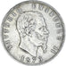 Monnaie, Italie, Vittorio Emanuele II, 5 Lire, 1873, Milan, TB+, Argent, KM:8.3