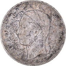 Coin, Greece, George I, 5 Drachmai, 1876, Paris, VF(20-25), Silver, KM:46
