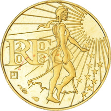 France, 100 Euro, 2008, Paris, Semeuse, SPL+, Or, Gadoury:3, KM:1536