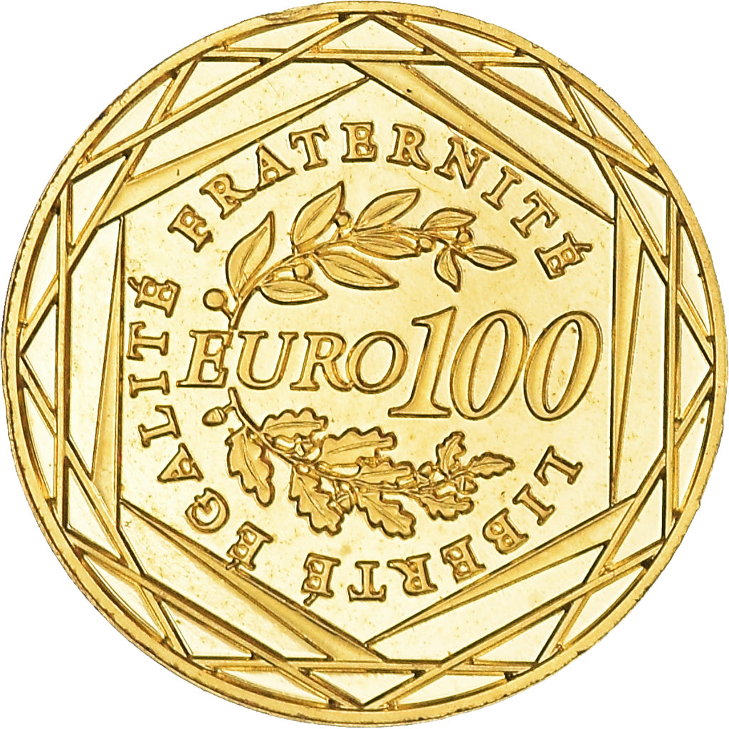France, 100 Euro, 2008, Paris, Semeuse, SPL+, Or, Gadoury:3, KM:1536