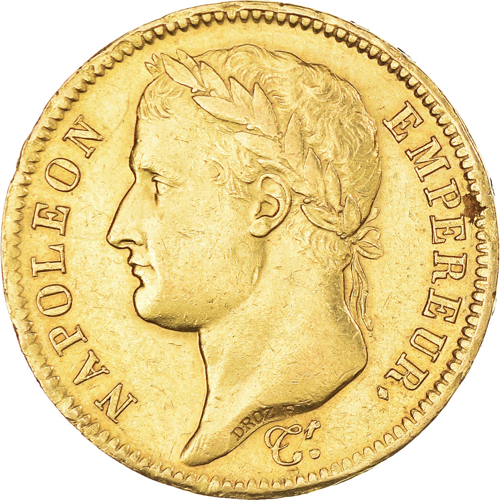 Monnaie, France, Napoléon I, 40 Francs, 1809, Toulouse, TTB+, Or, Gadoury:1084